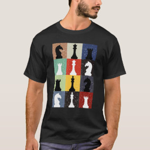 Camiseta Jugadores divertidos de juegos de tablero de ajedr