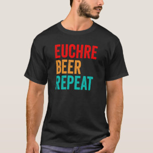 Camiseta Jugadores Euchre Beer Repeat Card