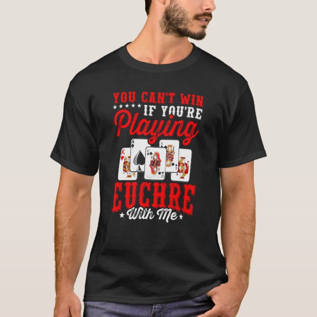 Camiseta Jugadores Euchre Card Game Expert Juego Deportivo (Anverso)