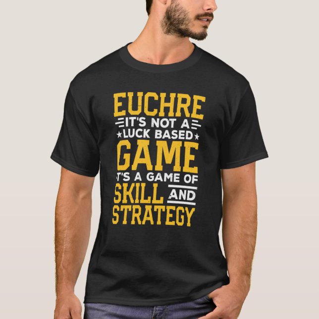 Camiseta Jugadores Euchre Card Game Skills Euchre Spor Expe (Anverso)