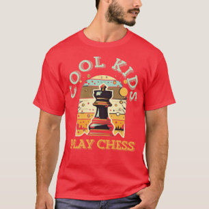 Camiseta Jugadores graciosos niños de jaque mate de ajedrez