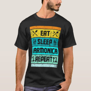 Camiseta Jugadores Harmonica Para Hombres Mujeres Niños