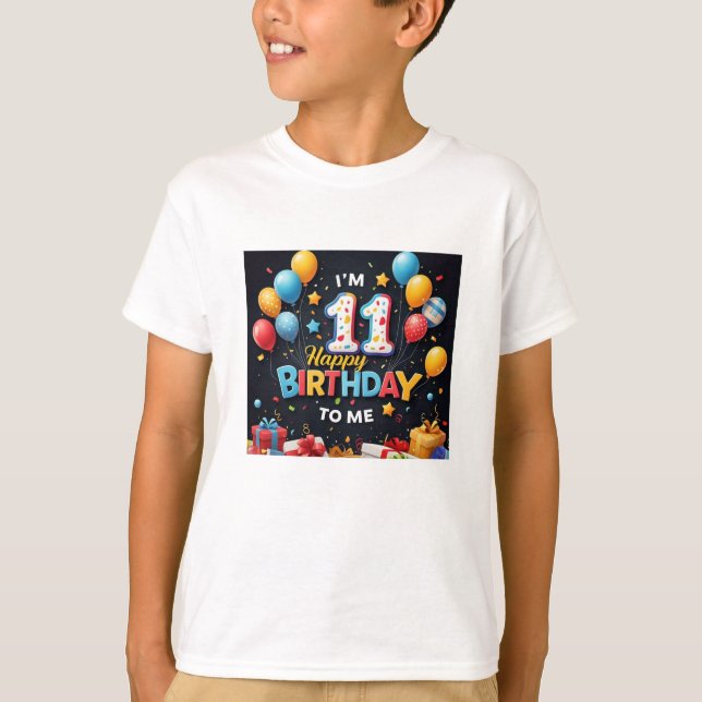Camiseta Jugadores niños de 11º cumpleaños (Anverso)