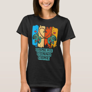 Camiseta Jugadores Van a Jugar Humor de Juegos Videojugador