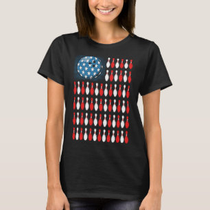 Camiseta Jugadores y disfraces de Bowling America Flag Bowl