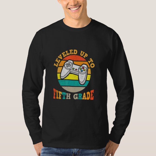 Camiseta Jugamiento De 5º Grado Con Un Nivel Máximo (Anverso)