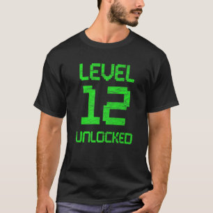 Camiseta Jugando 12 años Retro Chicas y niño de 12 años