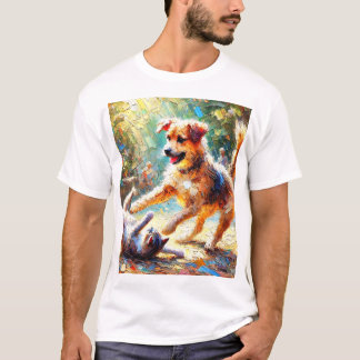 Camiseta Jugando a amigos