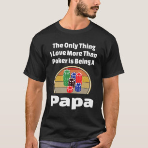 Camiseta Jugando al póquer con el jugador de la tarjeta abu