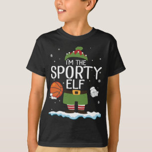 Camiseta Jugando básquetbol en la nieve, soy el esporto ELF