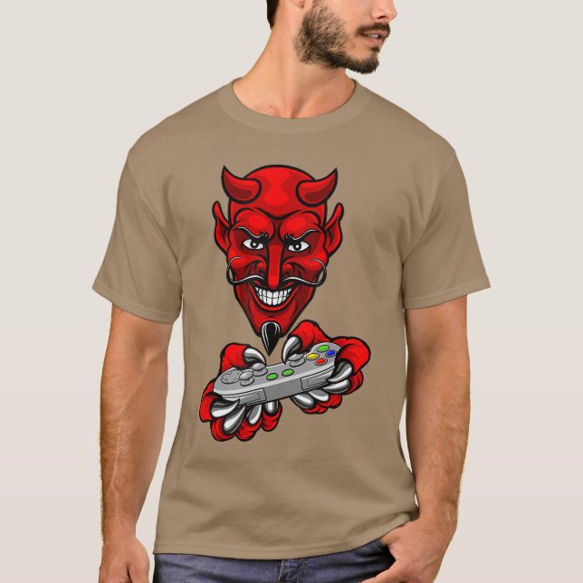 Camiseta Jugando Con el amigo diablo (Anverso)