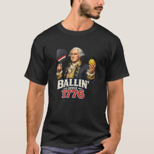 Camiseta Jugando con Estilo desde 1776 George Washington Pi