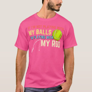Camiseta Jugando Con Mis Bolas Jugando Con Mi Pesca De Rod