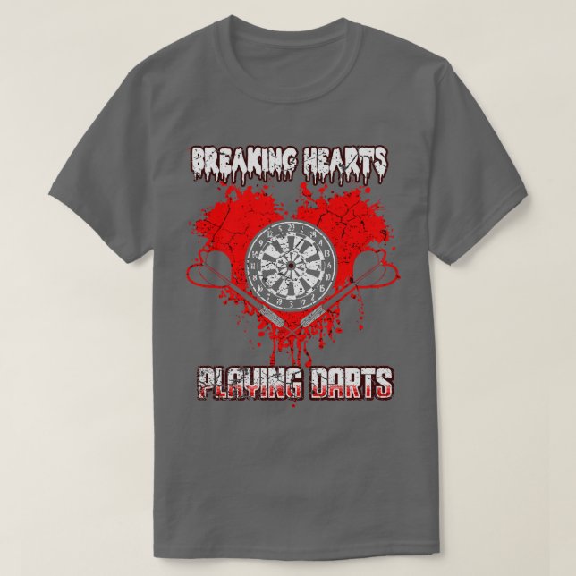 Camiseta Jugando dardos (Diseño del anverso)