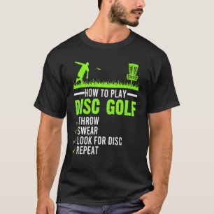Camiseta Jugando Disk Golf Frisbee Disk Golfer Humor Golfin