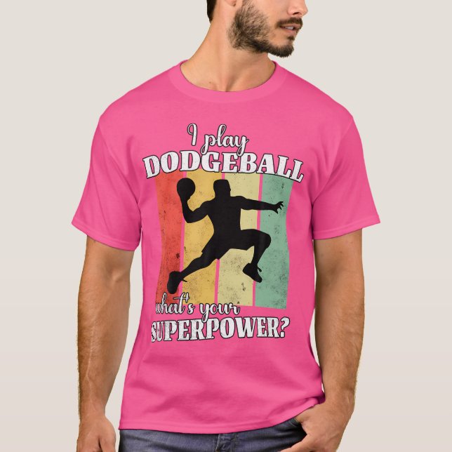 Camiseta Jugando Dodgeball (Anverso)