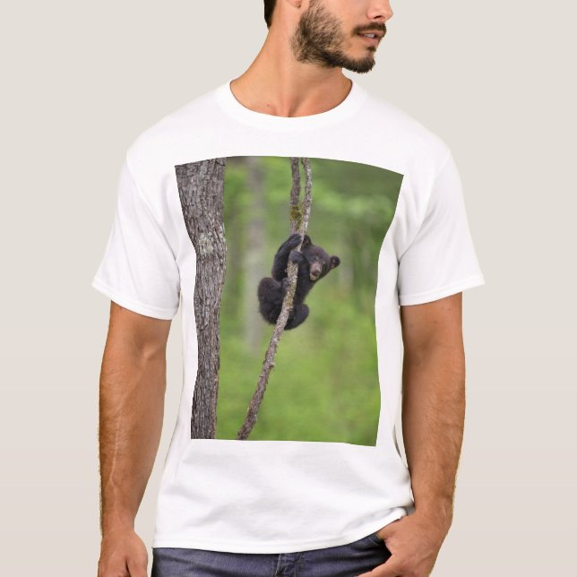 Camiseta Jugando el cachorro de oso negro, Tennessee (Anverso)