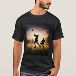 Camiseta Jugando Frisbee - Panfurware Llc