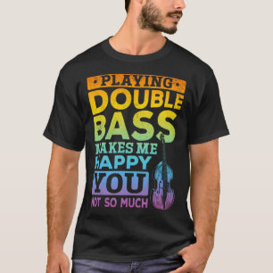 Camiseta Jugando jugador de doble trasero