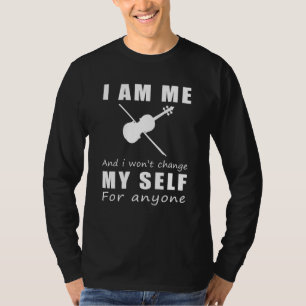 Camiseta Jugando mi melodía: Violin Me Brilla en este Tee w
