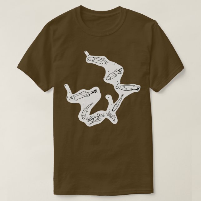 Camiseta Jugando Tetras (Diseño del anverso)