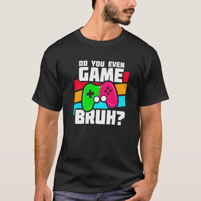 Camiseta Jugando Videojuegos - Juegos de consola PC - Funny (Anverso)