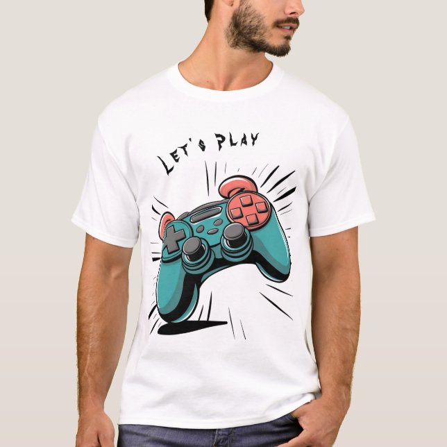 Camiseta Jugar a juegos (Anverso)