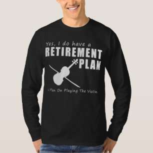 Camiseta Jugar a la alegría del retiro: El violín juega gra