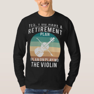 Camiseta Jugar a la alegría del retiro: El violín juega gra