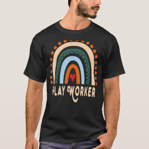 Camiseta Jugar a la Apreciación del Arcoiris del Trabajador