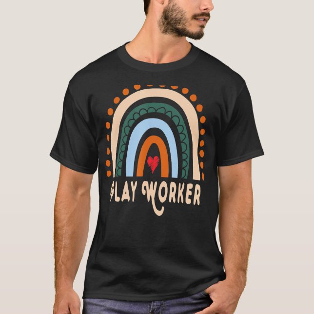 Camiseta Jugar a la Apreciación del Arcoiris del Trabajador (Anverso)