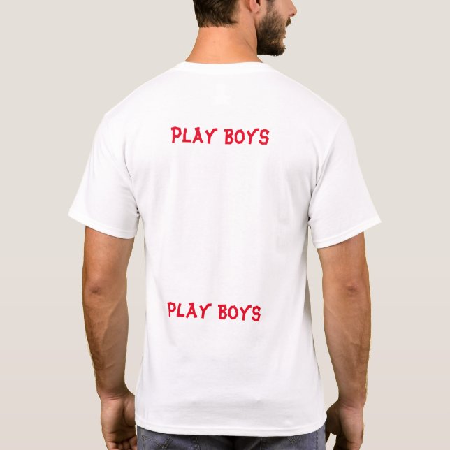 Camiseta Jugar a los chicos. (Reverso)