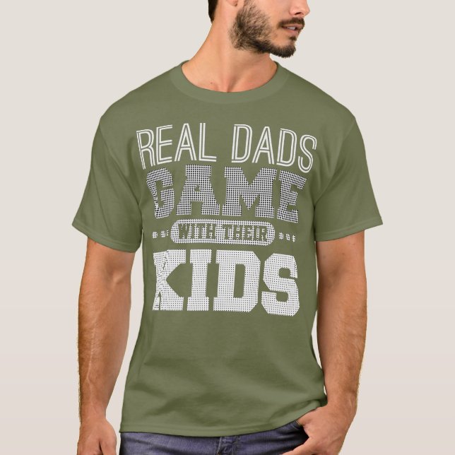 Camiseta Jugar a los padres el día del jugador papá regalo  (Anverso)