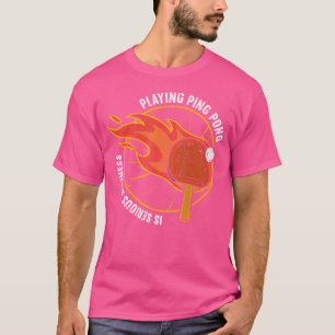 Camiseta Jugar a Ping Pong es una mesa divertida para los n