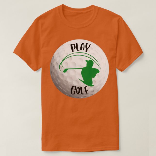 Camiseta Jugar a Triangle Golf (Diseño del anverso)