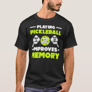 Camiseta Jugar al baloncesto mejora la memoria de Picklebal
