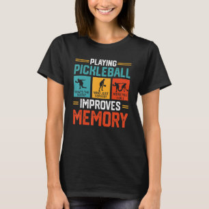 Camiseta Jugar al baloncesto mejora la memoria de Picklebal