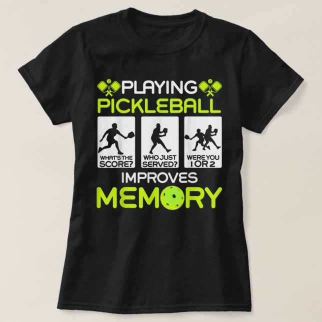 Camiseta Jugar al baloncesto mejora la memoria del reproduc (Diseño del anverso)
