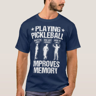 Camiseta Jugar al baloncesto mejora la memoria Funny Pickle