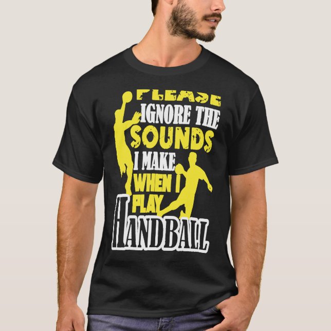 Camiseta Jugar al balonmano (Anverso)