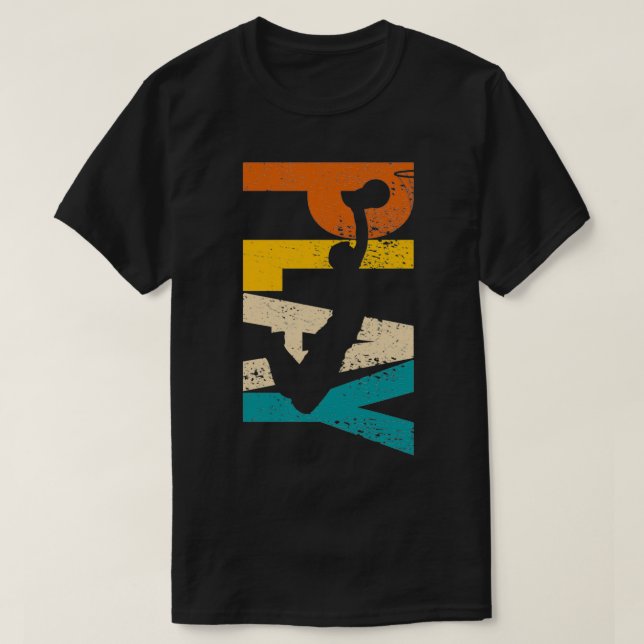 Camiseta Jugar al Basketball (Diseño del anverso)