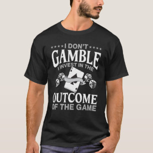 Camiseta Jugar al concesionario de Casino no juego que invi