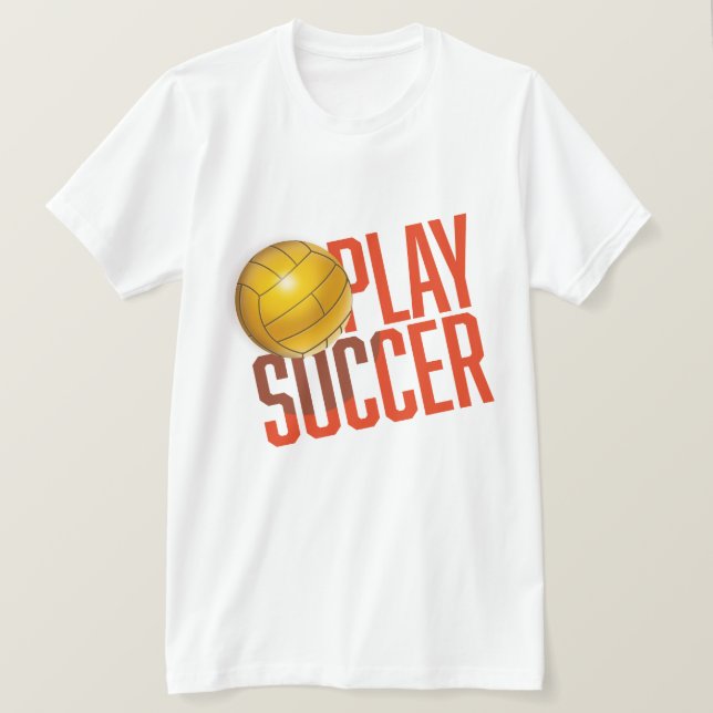 Camiseta Jugar al fútbol (Anverso del diseño)