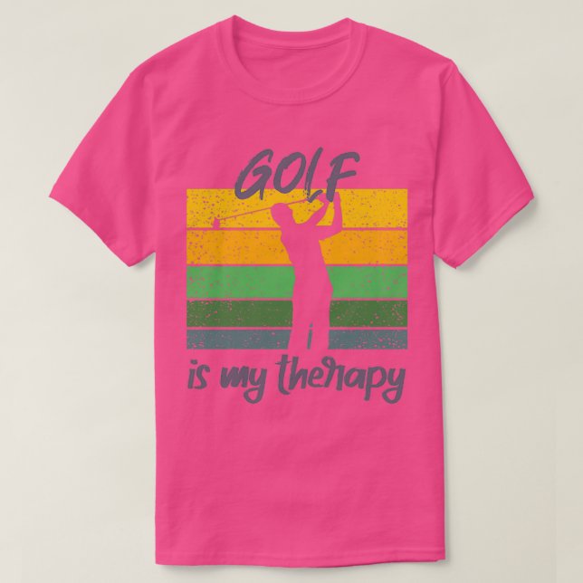 Camiseta Jugar al golf es mi terapia 2 (Diseño del anverso)