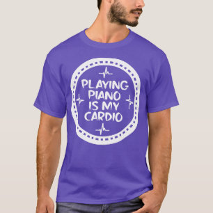 Camiseta Jugar al piano es mi dio