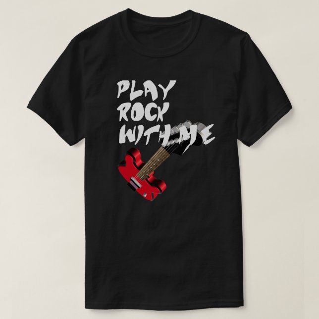 Camiseta Jugar al rock conmigo (Diseño del anverso)