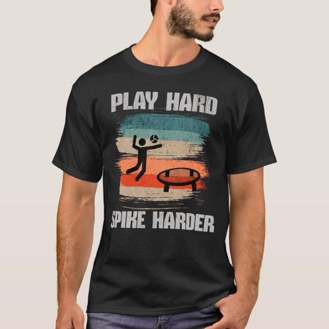 Camiseta Jugar al Spike Harder Spikeball (Anverso)