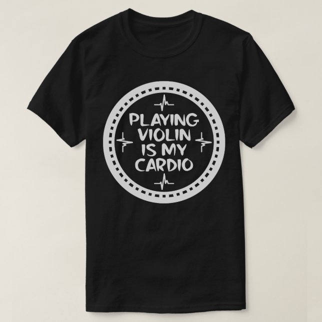 Camiseta Jugar al violín es mi dio (Diseño del anverso)