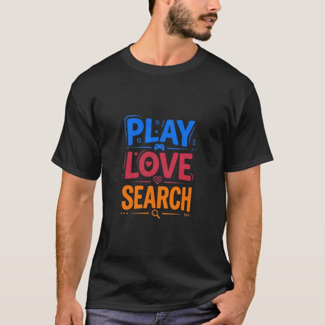Camiseta Jugar búsqueda de amor (Anverso)