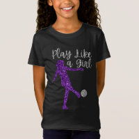 Jugar como un Purpurina jugador de fútbol Chica